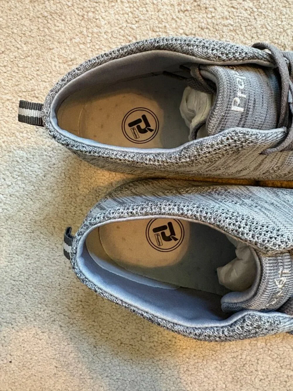 Propet Travel Fit Hi Walking Shoes Women's Size 12 Lite gray WAT032M NWOT